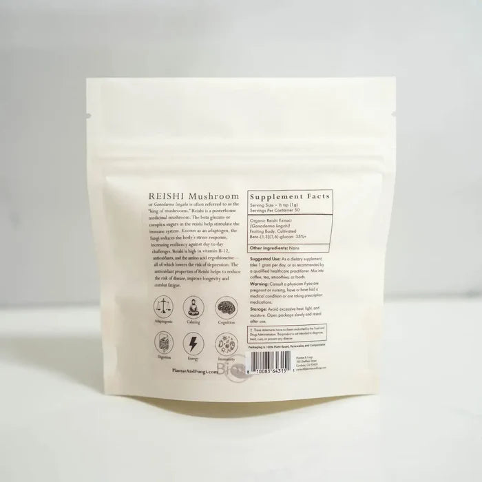 Reishi Mushroom Powder - Organic 1:1 Extract