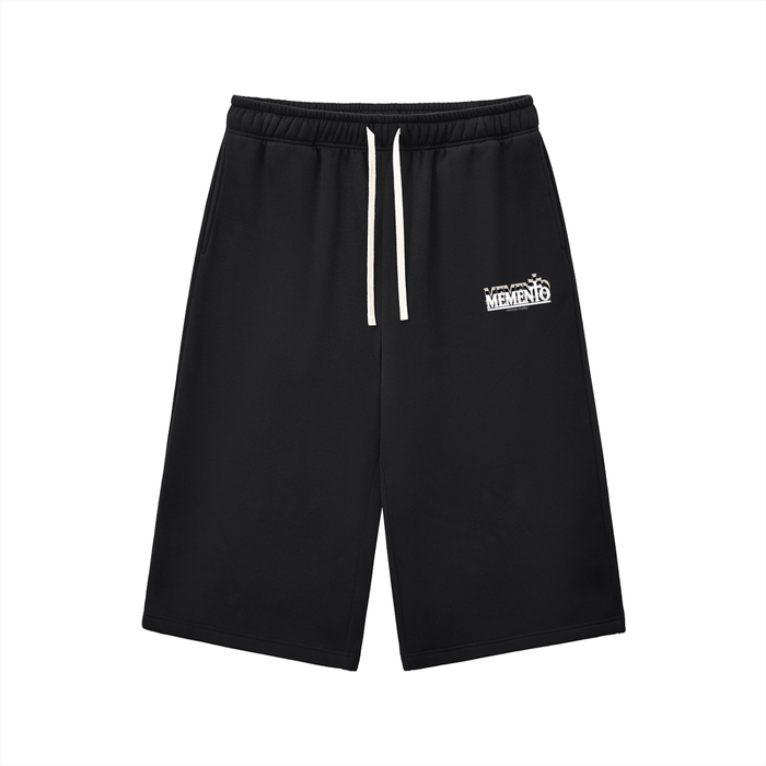 Relaxed Drawstring Three-quarter Sweatpants
