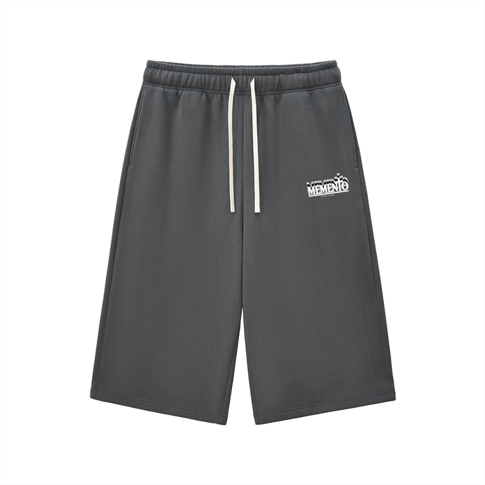 Relaxed Drawstring Three-quarter Sweatpants