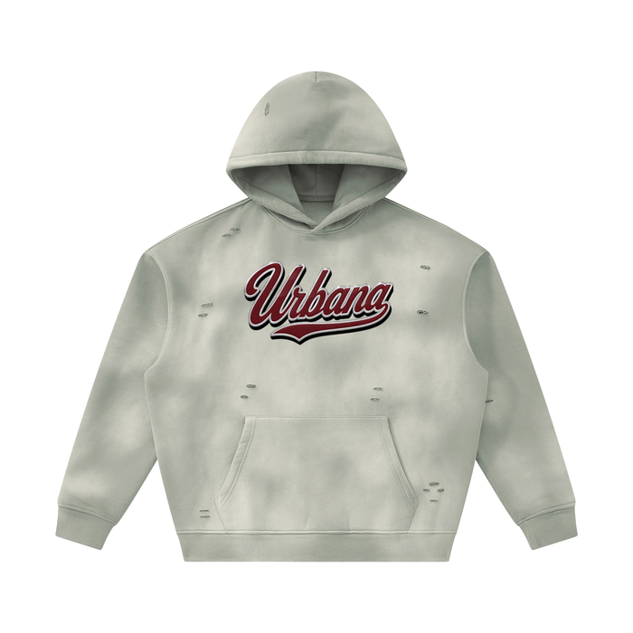 Relentless Unisex Sunfade Frayed Fleece Hoodie