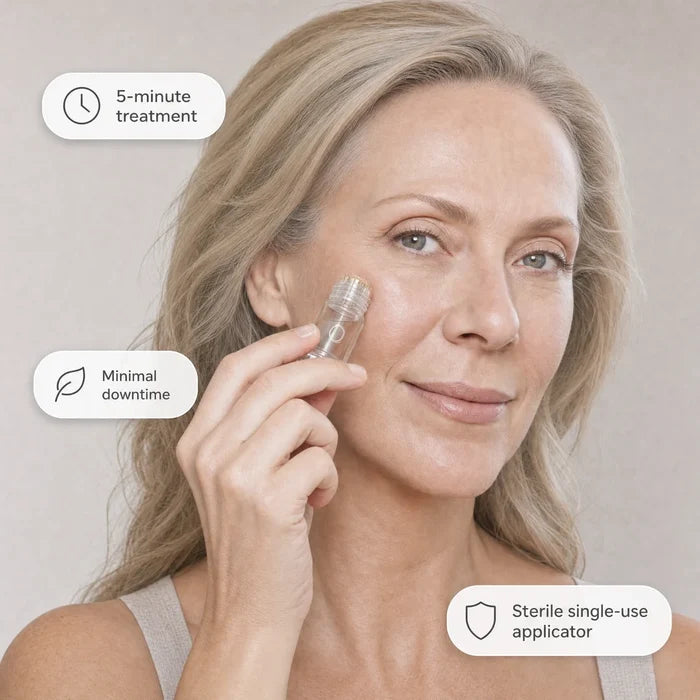 5 minute at-home micro-infusion treatment