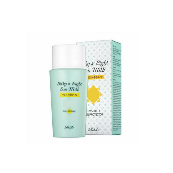 RIRE Silky & Light Milk offers a lightweight, hydrating formula that leaves your skin smooth and refreshed. Infused with Niacinamide and botanical extracts like Aloe Vera, Blueberry, and Cucumber, it nourishes and soothes while maintaining moisture balance. Enriched with Galactomyces Ferment Filtrate and Propolis Extract, it helps improve skin texture and promote a radiant complexion. Its silky texture absorbs effortlessly, providing a soft and comfortable finish.&nbsp;