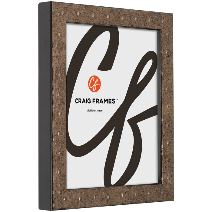Rivet 1.25", Pitted Steel Picture Frame