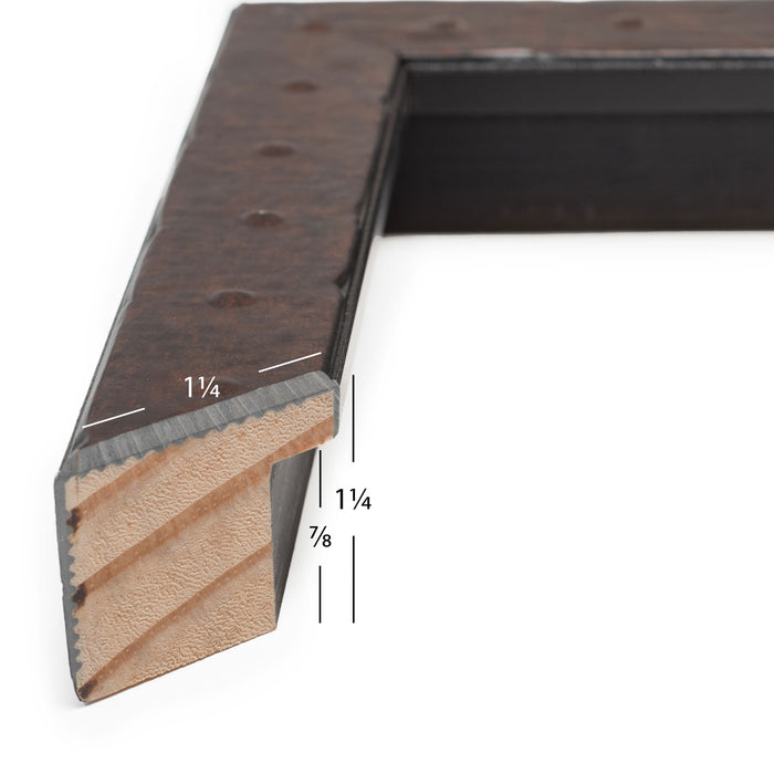 Rivet 1.25", Rusted Picture Frame