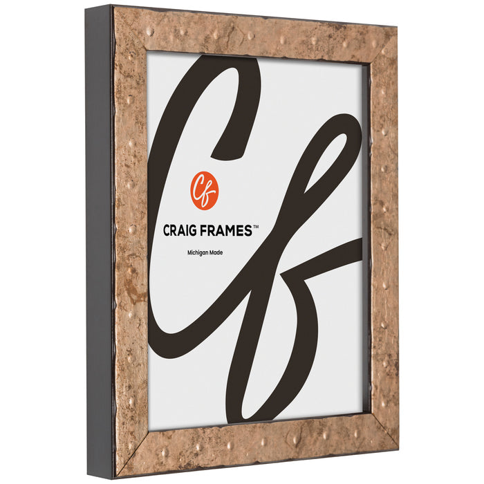 Rivet 1.25", Tarnished Bronze Picture Frame