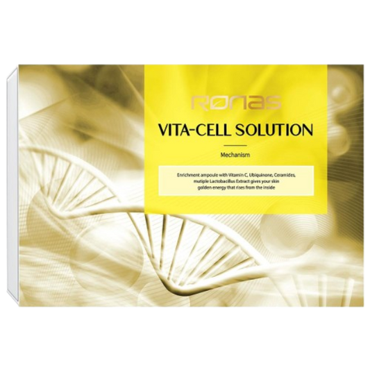 Ronas VITA Cell Solution Anti Aging Serum For Face Neck 10 Vials x 5Ml