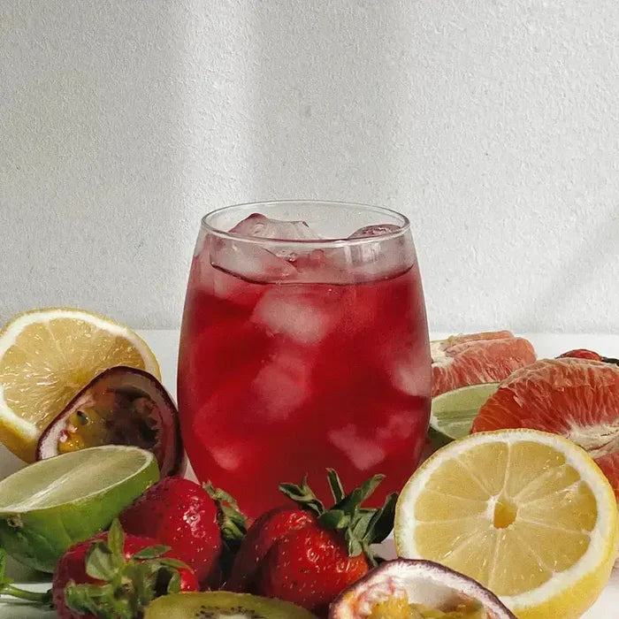 Rose Hibiscus Glow – Superfood Tea Blend (75g) | Lake & Oak