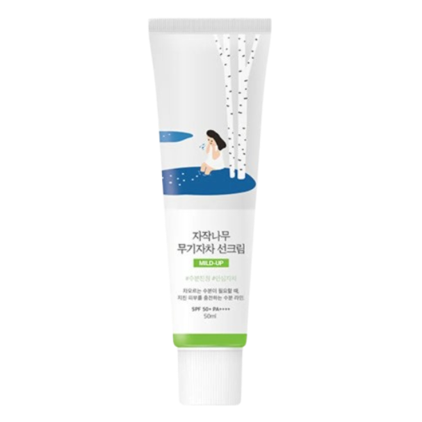 Round Lab Birch Juicy Moisturizing Mild Up Sunscreen SPF50+ PA+++ 50Ml