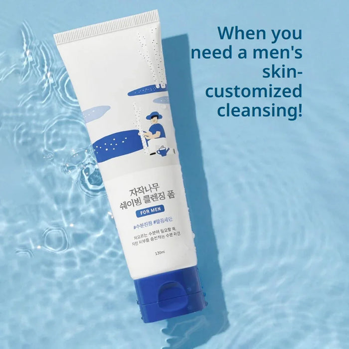 [ROUND LAB] For Men Birch Juice Shaving Cleansing Foam 120ml - Ballagrio