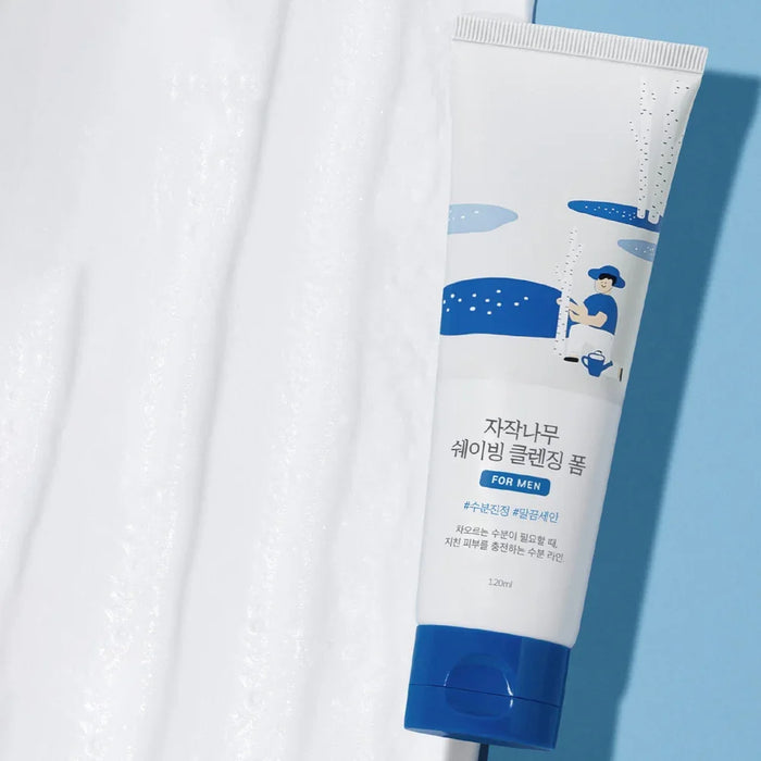 [ROUND LAB] For Men Birch Juice Shaving Cleansing Foam 120ml - Ballagrio
