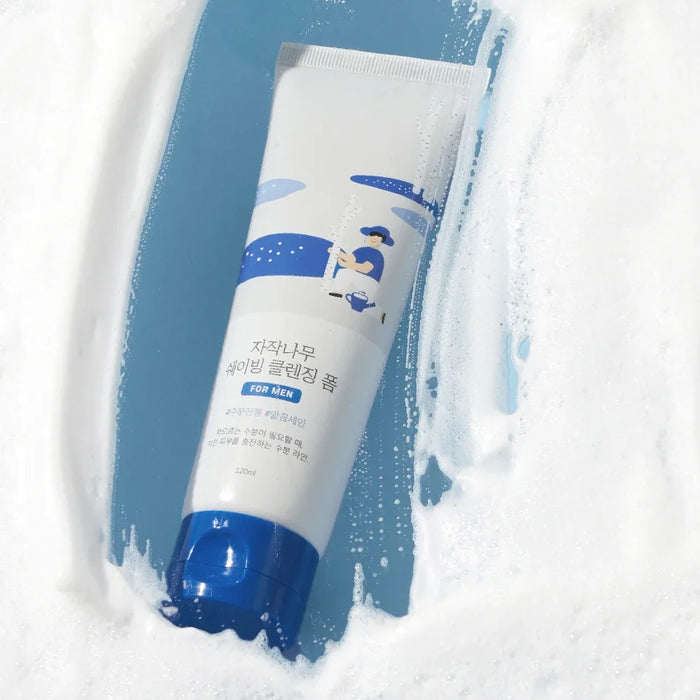 [ROUND LAB] For Men Birch Juice Shaving Cleansing Foam 120ml - Ballagrio