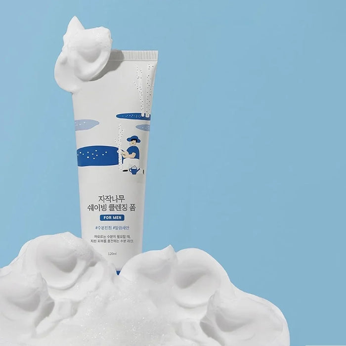 [ROUND LAB] For Men Birch Juice Shaving Cleansing Foam 120ml - Ballagrio