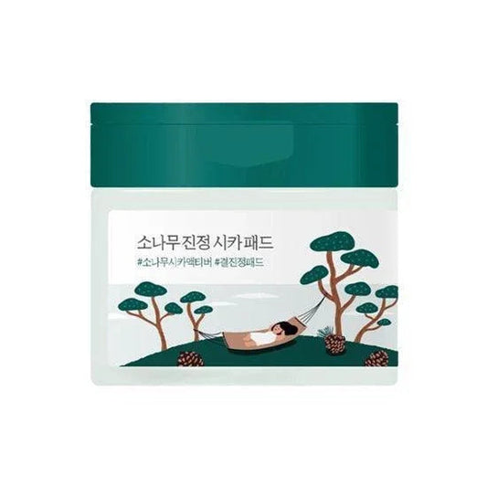 [ROUND LAB] Pine Tree Soothing Cica Pad 195ml 50EA - Ballagrio
