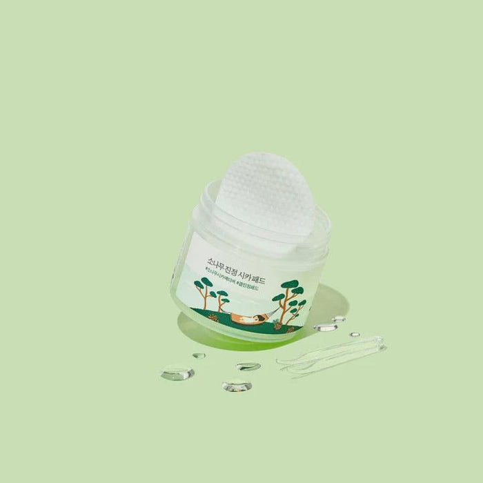 [ROUND LAB] Pine Tree Soothing Cica Pad 195ml 50EA - Ballagrio