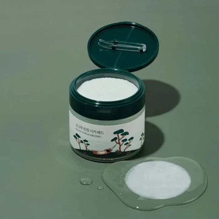 [ROUND LAB] Pine Tree Soothing Cica Pad 195ml 50EA - Ballagrio
