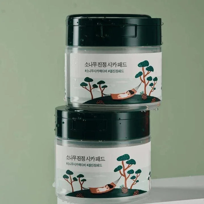 [ROUND LAB] Pine Tree Soothing Cica Pad 195ml 50EA - Ballagrio