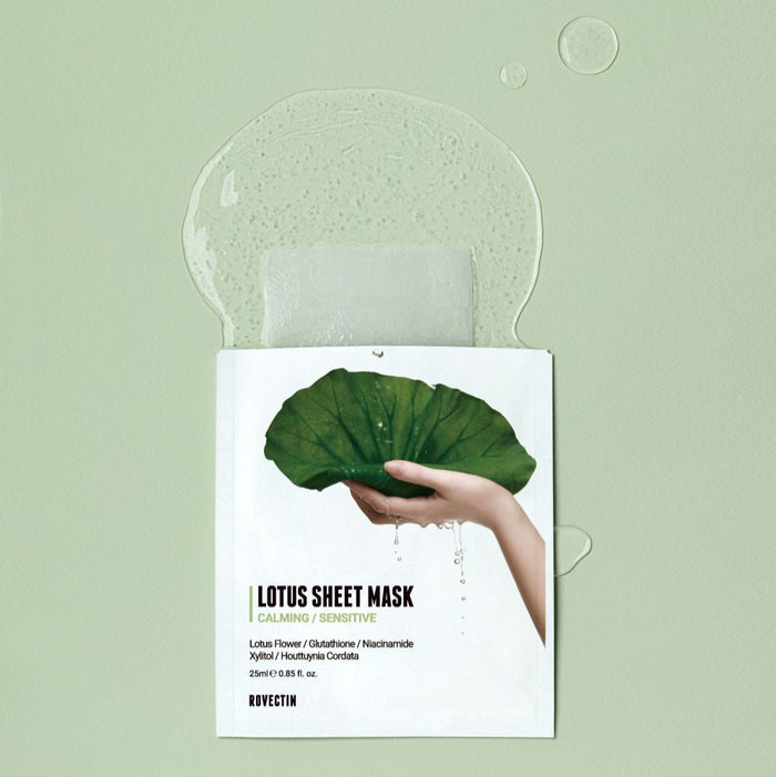 [Rovectin] Calming Lotus Sheet Mask