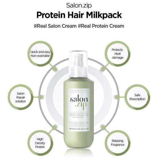 [Salon.Zip] Protein Hair Milkpack 200ml - Ballagrio