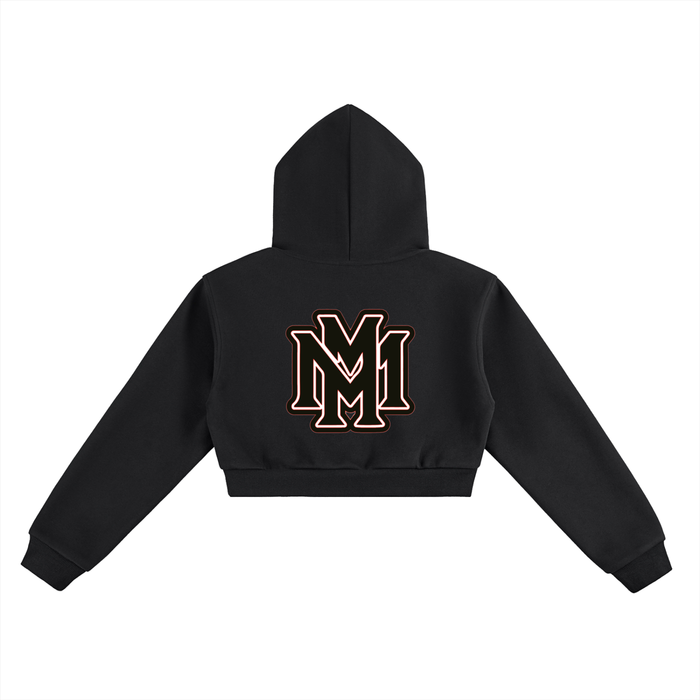 Say Less Cropped Hoodie - Memento Mori Clothing