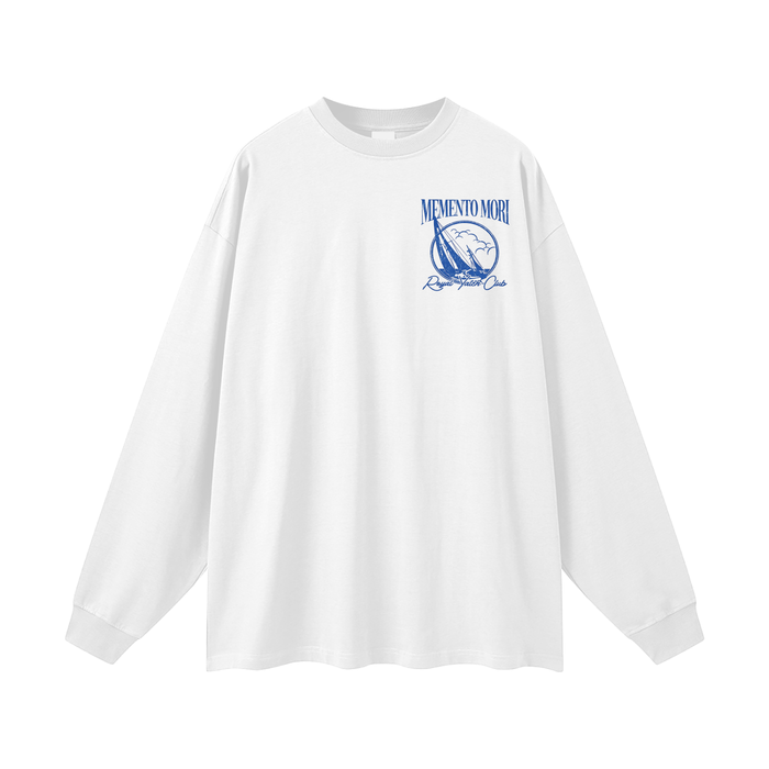 Set Sail Oversized Unisex Long Sleeve T-Shirt - Memento Mori Clothing