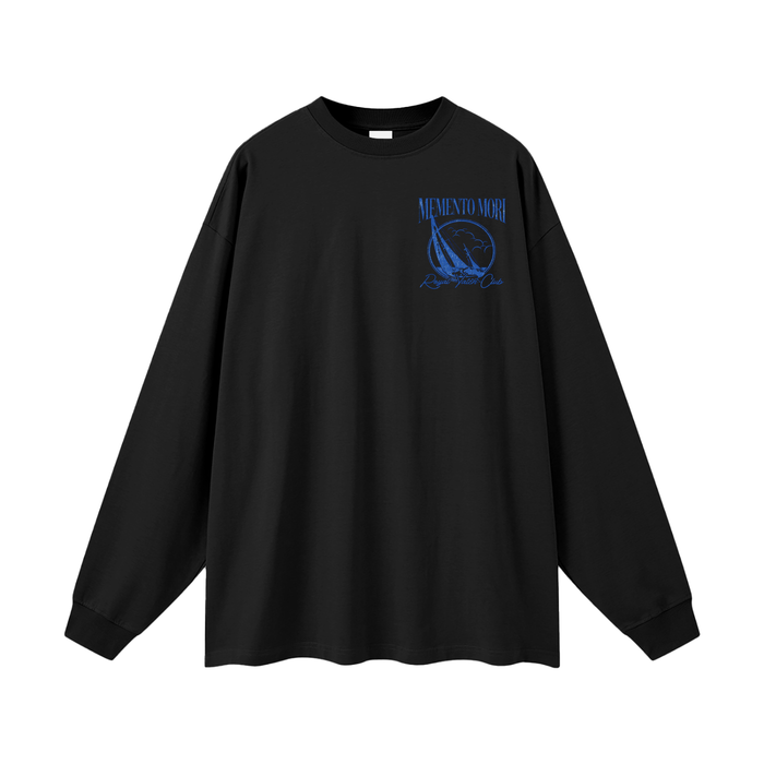 Set Sail Oversized Unisex Long Sleeve T-Shirt - Memento Mori Clothing