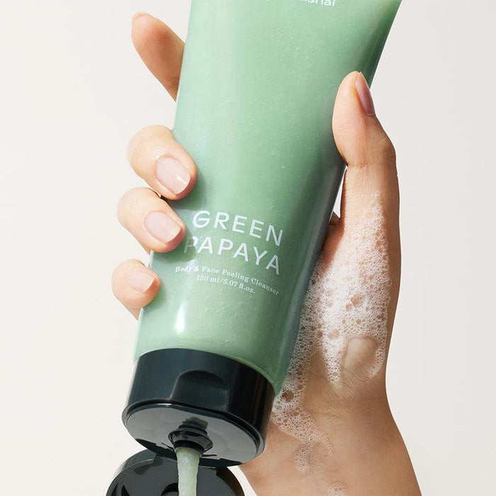 [shaishaishai] Green Papaya Body & Face Peeling Cleanser 150ml - Ballagrio