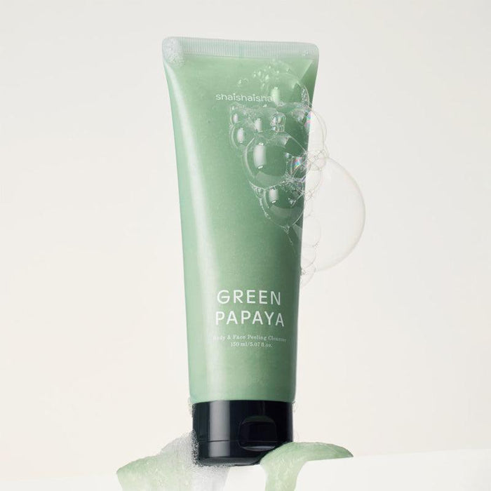 [shaishaishai] Green Papaya Body & Face Peeling Cleanser 150ml - Ballagrio