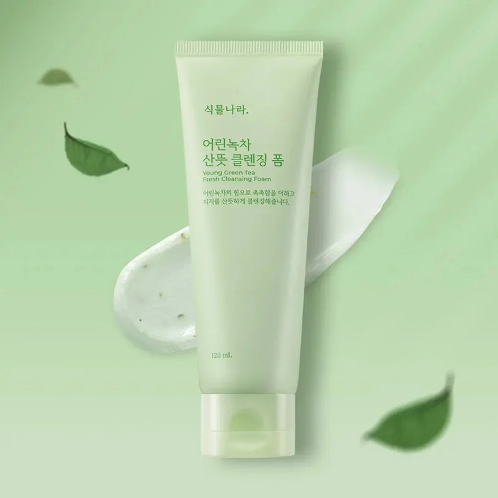 [Shingmulnara] Young Green Tea Fresh Cleansing Foam 120ml - Ballagrio