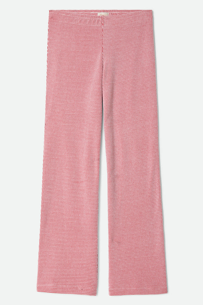 Women's Siesta Knit Pant in the color Adrenaline Rush/White Weave - Front Product View
