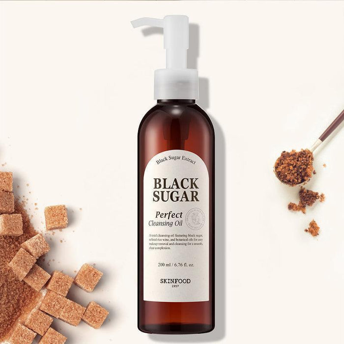 [SKINFOOD] Black Sugar Perfect Cleansing Oil 200ml SKINFOOD