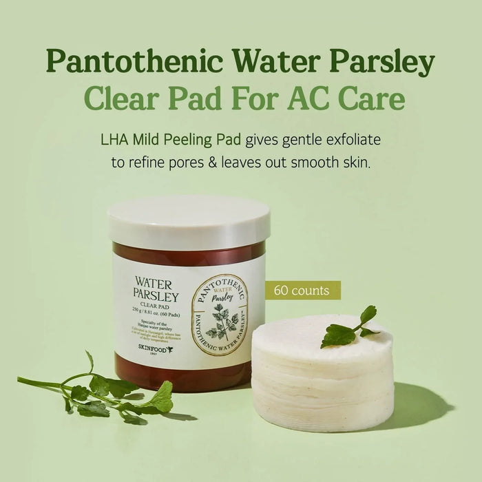 [SKINFOOD] Pantothenic Water Parsley Clear Pad 250ml 60EA - Ballagrio