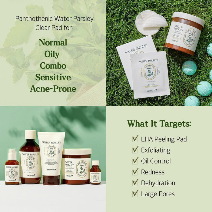 [SKINFOOD] Pantothenic Water Parsley Clear Pad 250ml 60EA - Ballagrio