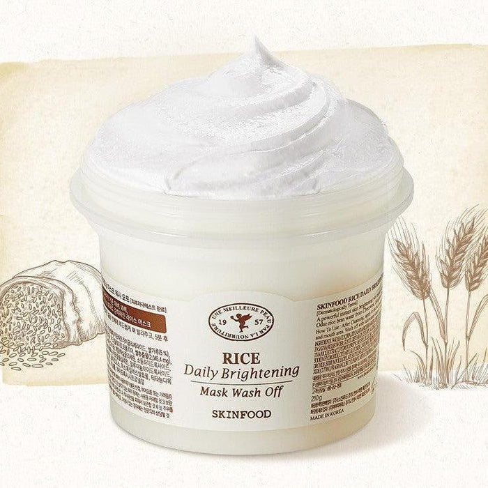 [SKINFOOD] Rice Daily Brightening Mask Wash Off 210g SKINFOOD