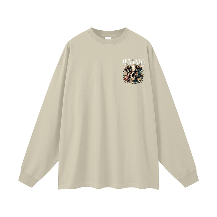 Oversized Unisex Long Sleeve T-Shirt - Memento Mori Clothing