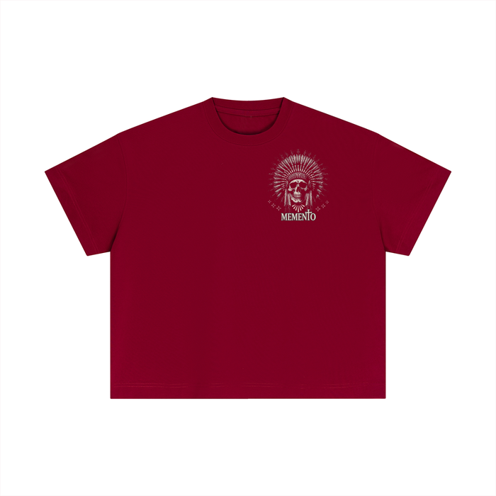 Skully Essential Cotton Boxy T-Shirt - Memento Mori Clothing
