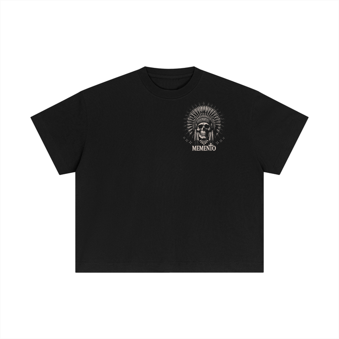 Skully Essential Cotton Boxy T-Shirt - Memento Mori Clothing