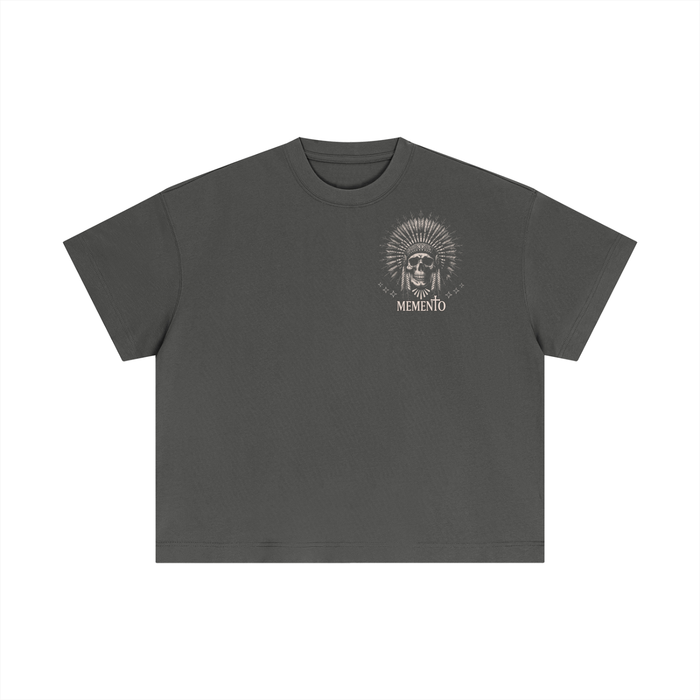 Skully Essential Cotton Boxy T-Shirt - Memento Mori Clothing