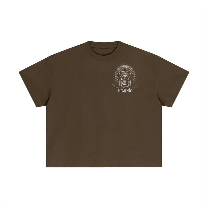 Skully Essential Cotton Boxy T-Shirt - Memento Mori Clothing