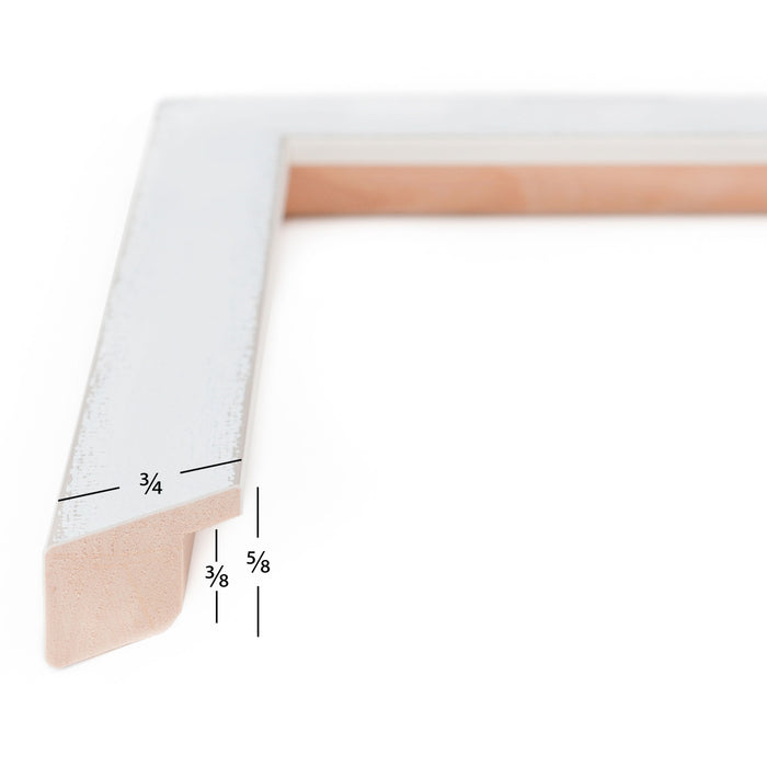 Slushie 0.75", White Cherry Picture Frame