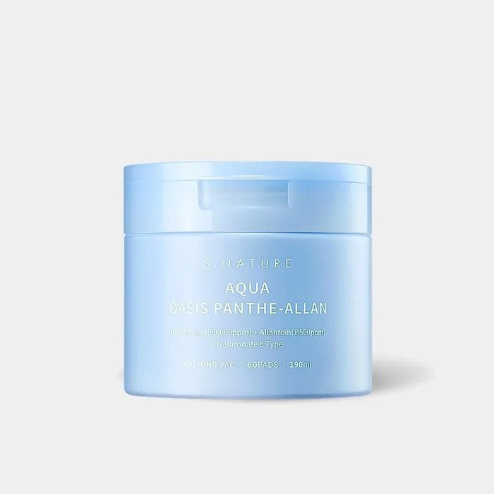 [S.NATURE] Aqua Oasis Panthe-Allan Calming Pad 190ml 60EA - Ballagrio