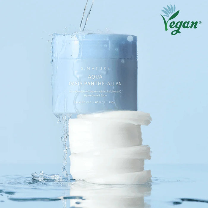 [S.NATURE] Aqua Oasis Panthe-Allan Calming Pad 190ml 60EA - Ballagrio
