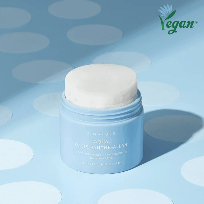 [S.NATURE] Aqua Oasis Panthe-Allan Calming Pad 190ml 60EA - Ballagrio
