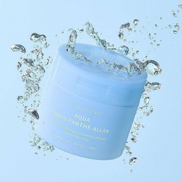 [S.NATURE] Aqua Oasis Panthe-Allan Calming Pad 190ml 60EA - Ballagrio