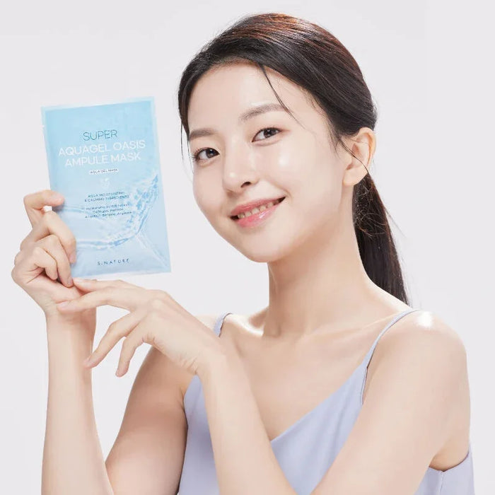 [S.NATURE] Super Aquagel Oasis Ampule Mask 30ml*10EA - Ballagrio