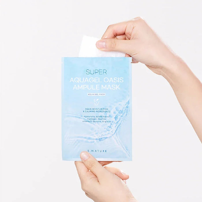 [S.NATURE] Super Aquagel Oasis Ampule Mask 30ml*10EA - Ballagrio