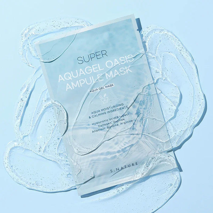 [S.NATURE] Super Aquagel Oasis Ampule Mask 30ml*10EA - Ballagrio