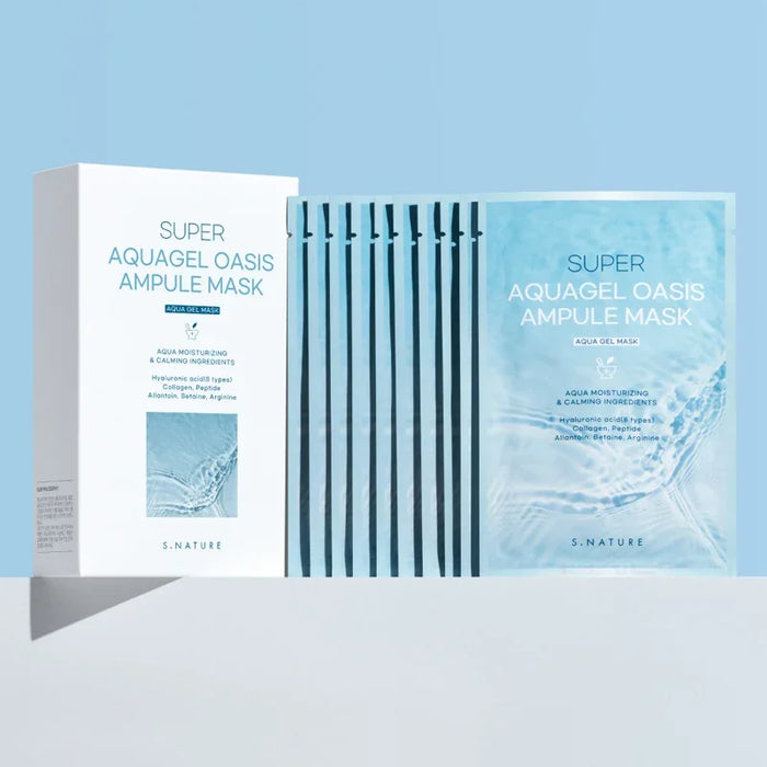[S.NATURE] Super Aquagel Oasis Ampule Mask 30ml*10EA - Ballagrio