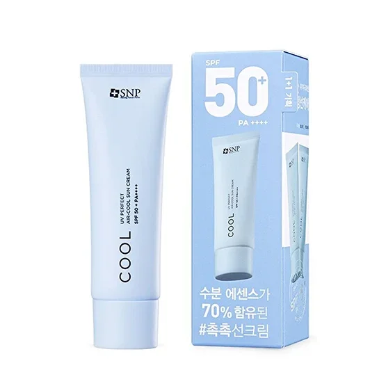 [SNP] UV Perfect Air-Cool Sun Cream Set (1+1) SPF 50+ PA++++ 50ml*2EA - Ballagrio