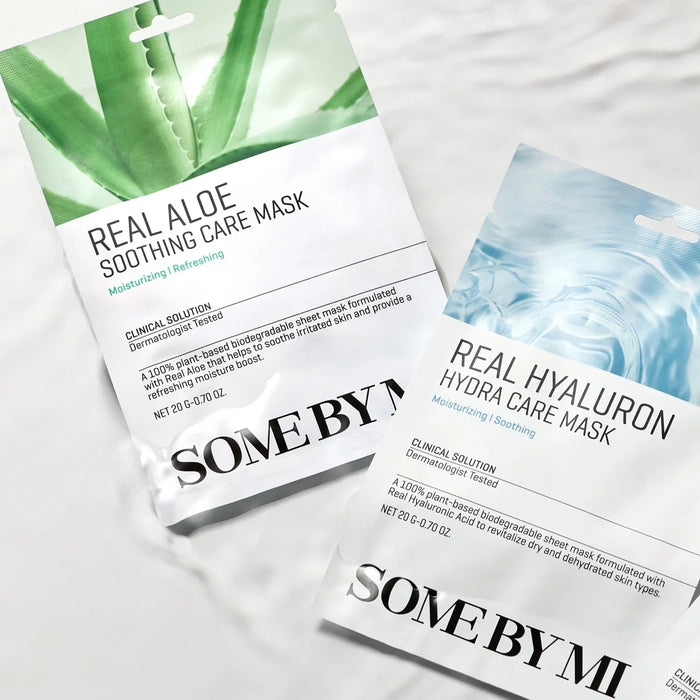 [SOME BY MI] Real Aloe Soothing Care Mask 20g*10EA - Ballagrio