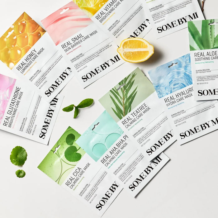 [SOME BY MI] Real Aloe Soothing Care Mask 20g*10EA - Ballagrio